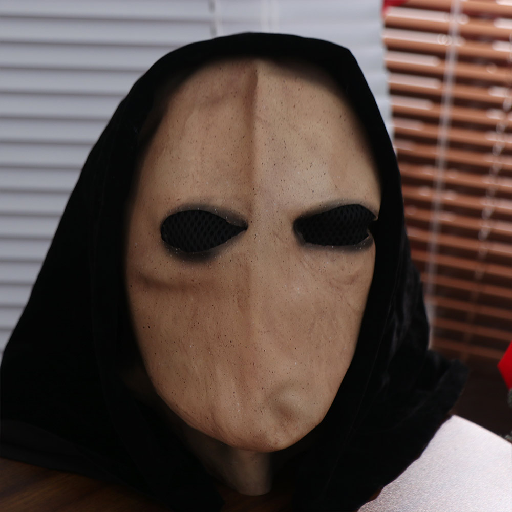 Latex Alien Mask Realistic - หน้ากากสแลนเดอร์แมนไร้หน้าสำหรับฮาโลวีน ปลอดสารพิษ หน้ากากหัวกะโหลกเอเลี่ยนสมจริง ทำจากยางลาเท็กซ์ สำหรับแต่งกาย ปาร์ตี้