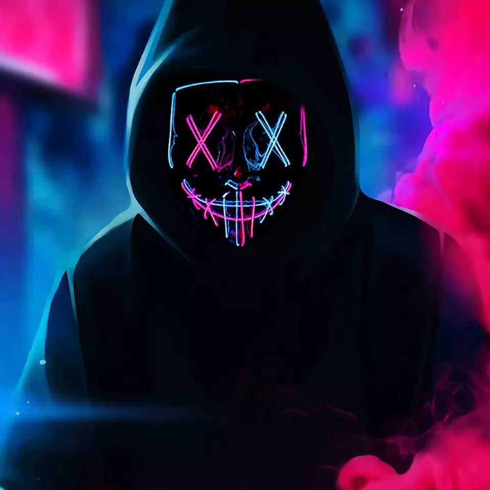 Led Purge Mask Halloween - LED Light Up หน้ากากสำหรับเทศกาลฮาโลวีน Party 2สีหน้ากาก3โหมดฮาโลวีน