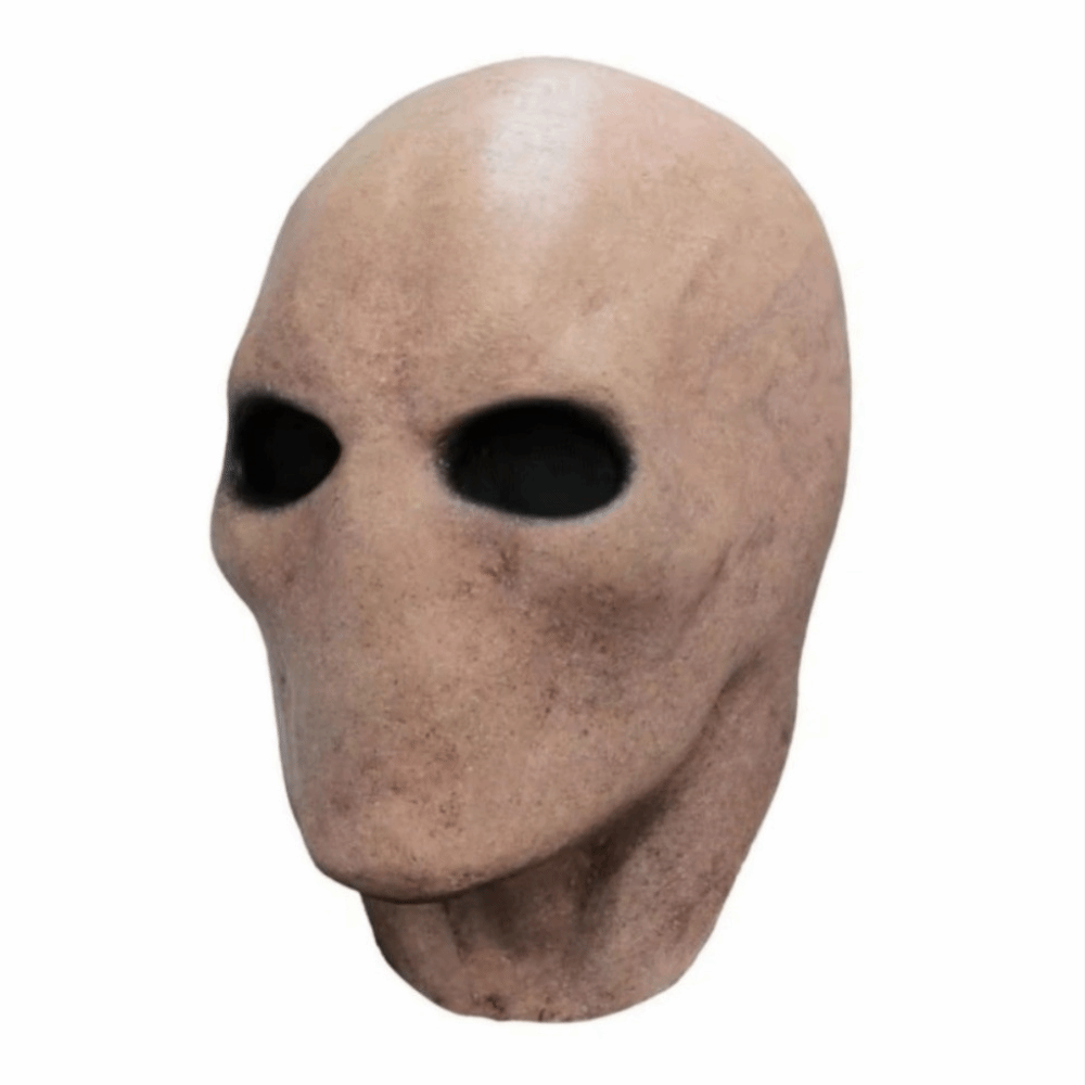 Latex Alien Mask Realistic - Faceless Man ฮาโลวีน Slenderman หน้ากากปลอดสารพิษแต่งตัว Alien