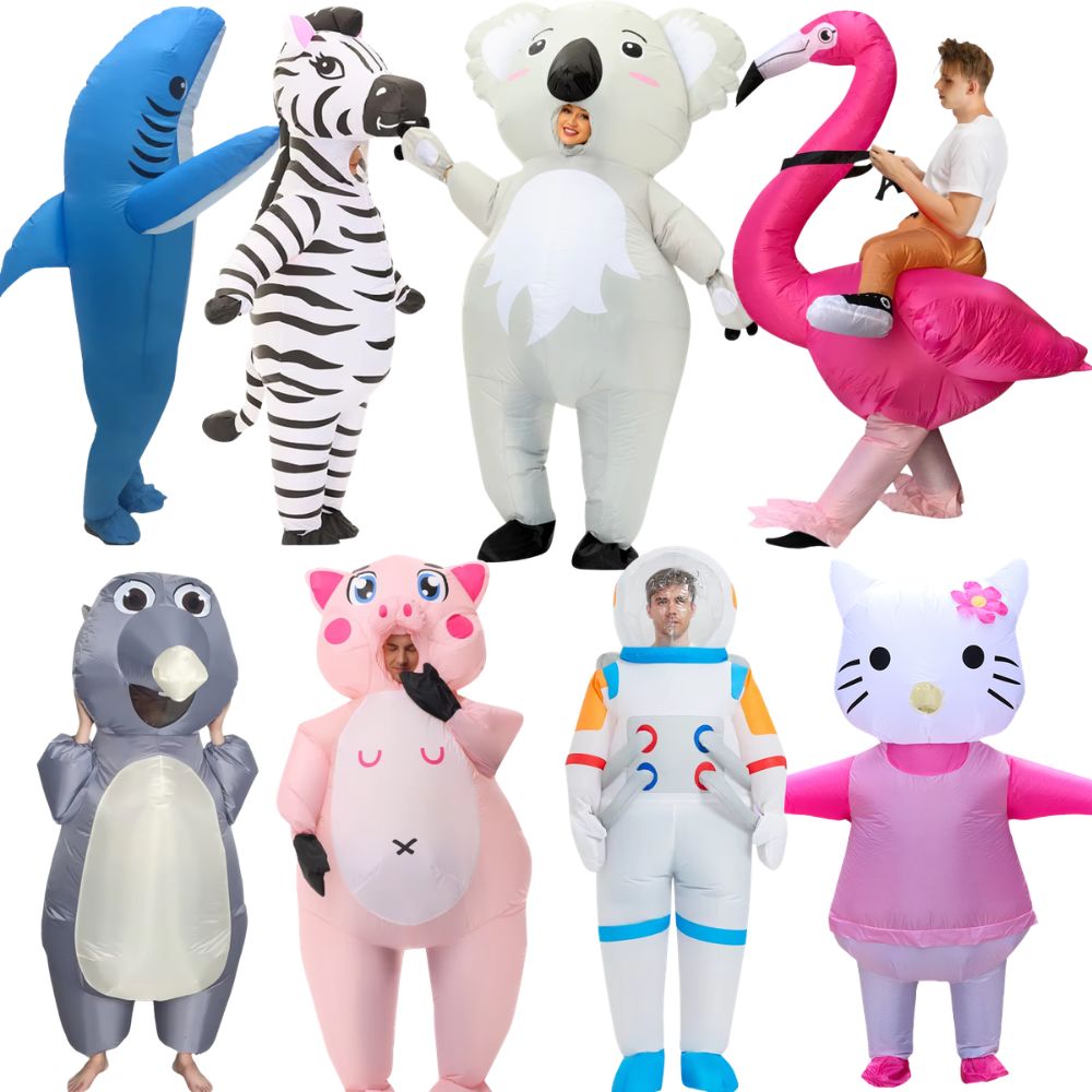 Inflatable Dinosaur Costume Adult - ชุดแฟนซีสัตว์เป่าลมยอดนิยม ชุดมาสคอตสำหรับงานปาร์ตี้ คอสเพลย์อนิเมะ ชุดฮาโลวีนสำหรับผู้ใหญ่ สำหรับงานเฉลิมฉลอง