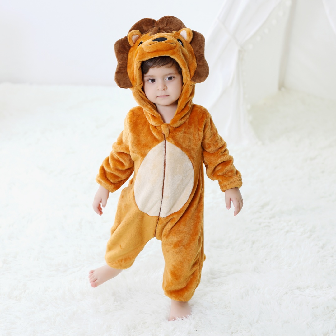ชุดคิกุรุมิเด็กน่ารักลายสิงโตก - Spiderman Jumpsuit Kids บทวิจารณ์และราคา