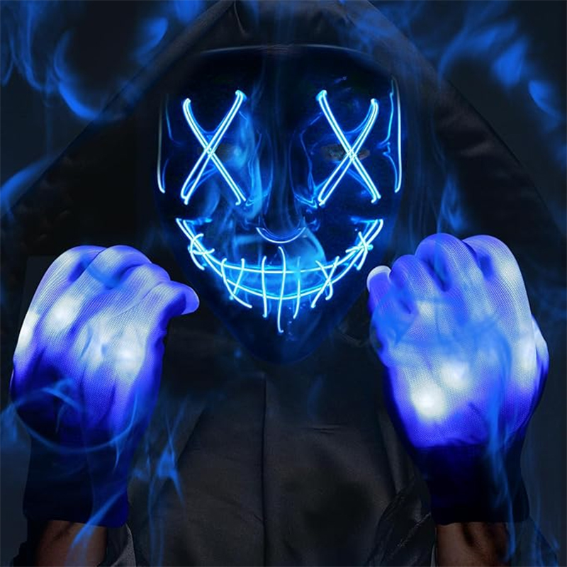 ไฟ LED ฮาโลวีน The Purge หน้าก - Led Purge Mask Halloween บทวิจารณ์และราคา