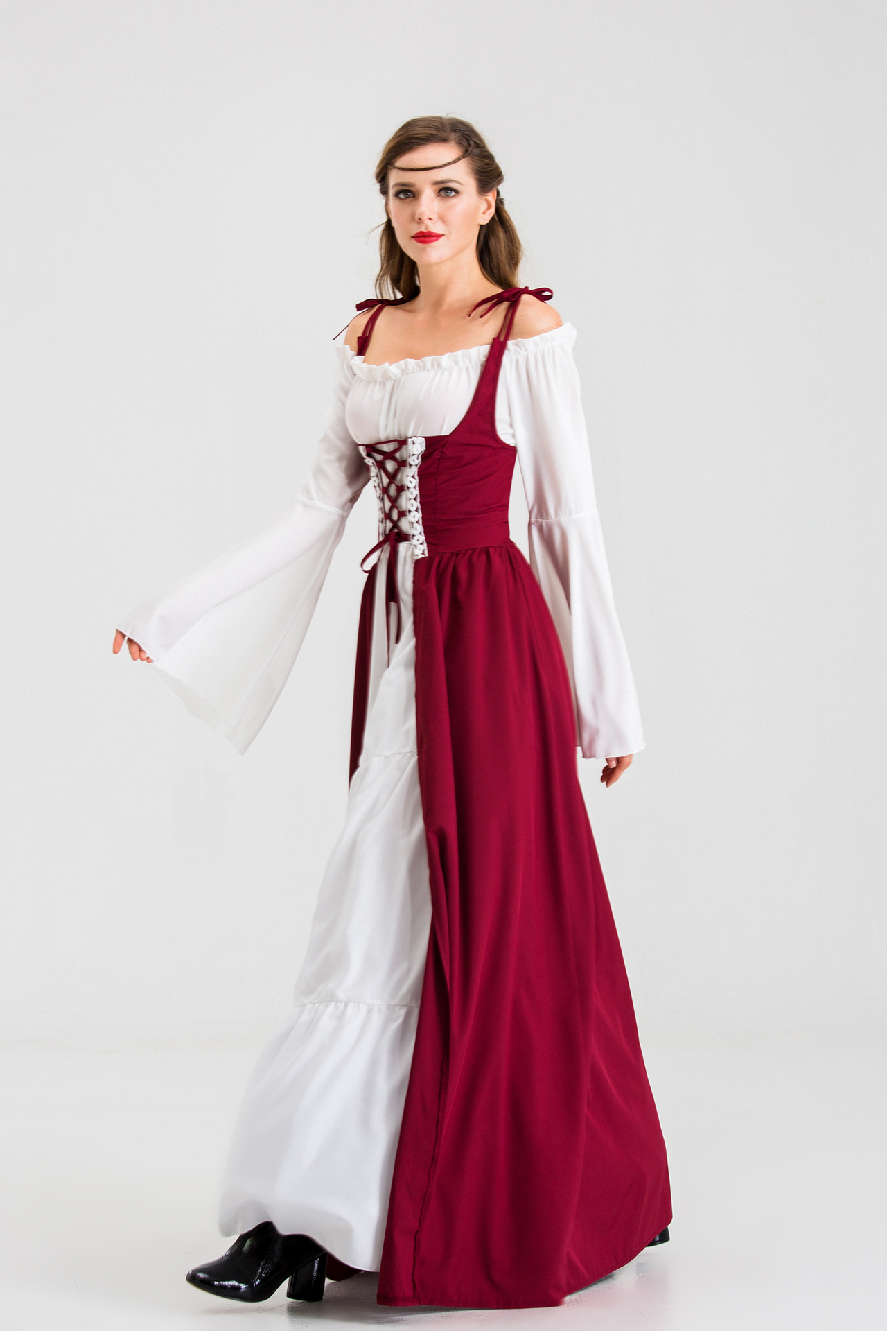 ชุดเจ้าหญิงยุคกลางสไตล์เรเนซอง - Medieval Renaissance Dress Women บทวิจารณ์และราคา