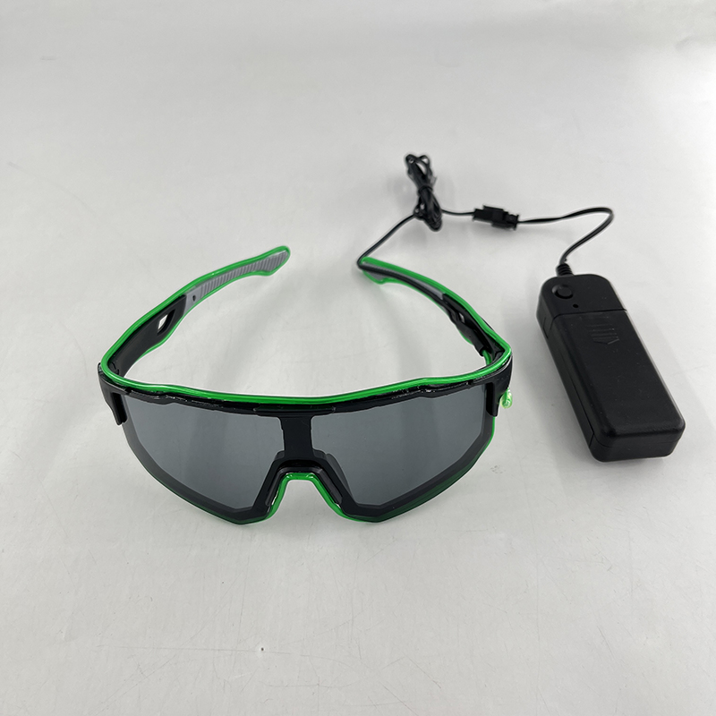 แว่นตา LED กันลม เท่ห์ๆ ไฟกระพ - Glow In The Dark Party Glasses บทวิจารณ์และราคา