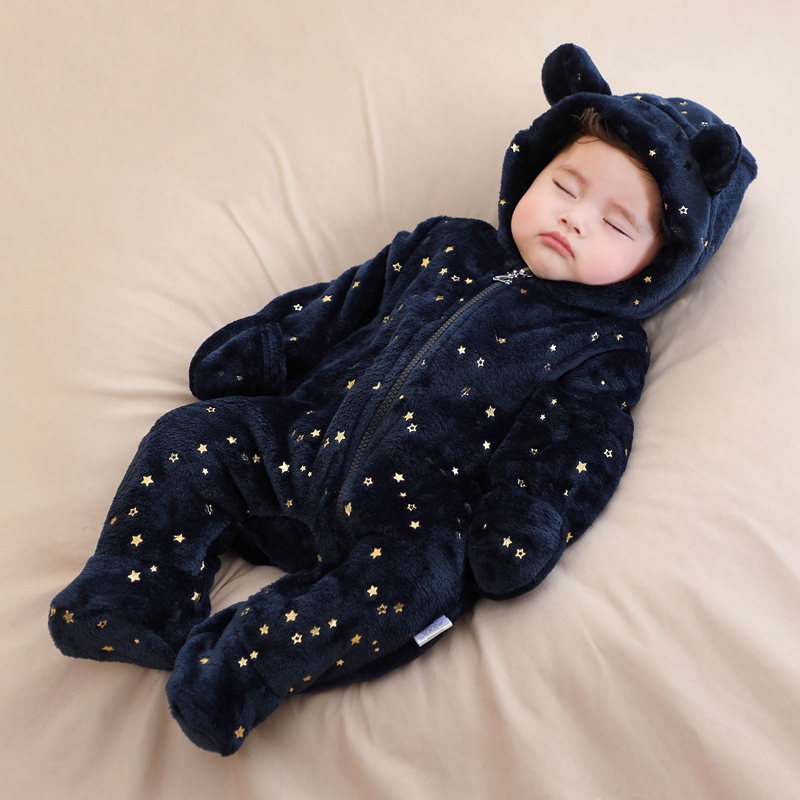 ทารกแรกเกิดนุ่มเสื้อผ้า Flanne - Spiderman Jumpsuit Kids บทวิจารณ์และราคา
