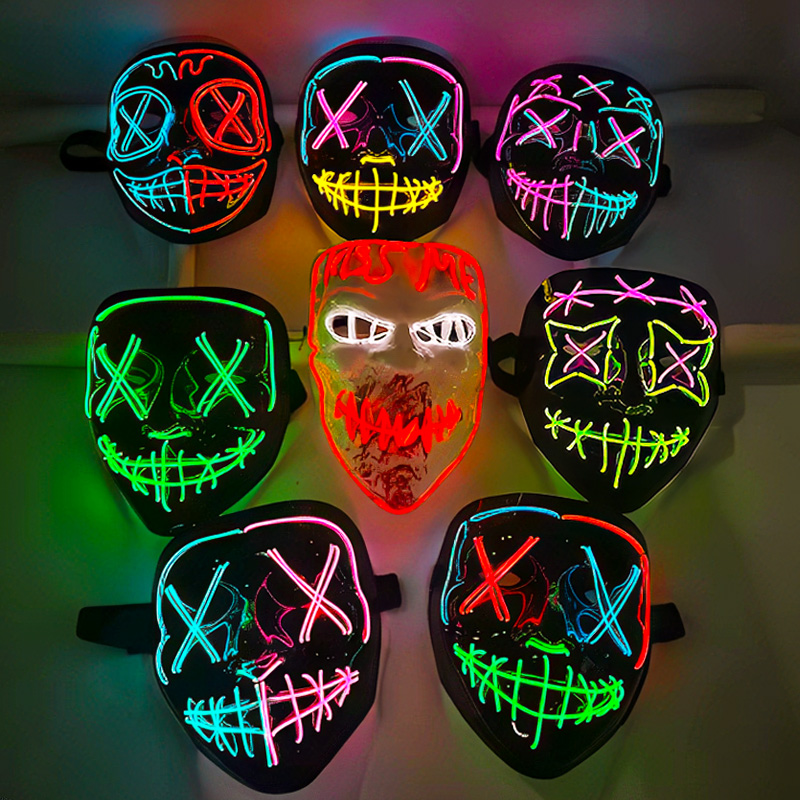 Professional ส่วนบุคคล Luminou - Led Purge Mask Halloween บทวิจารณ์และราคา