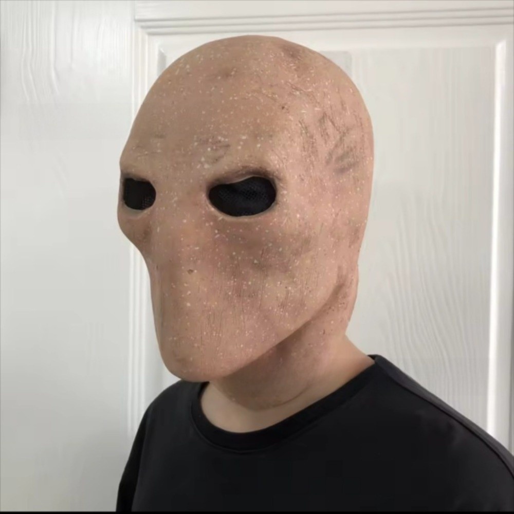 Faceless Man ฮาโลวีน Slenderma - Latex Alien Mask Realistic บทวิจารณ์และราคา