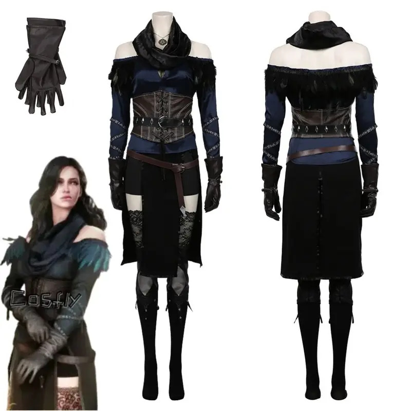 Yennefer คอสเพลย์ Fantasia เคร - Medieval Renaissance Dress Women บทวิจารณ์และราคา