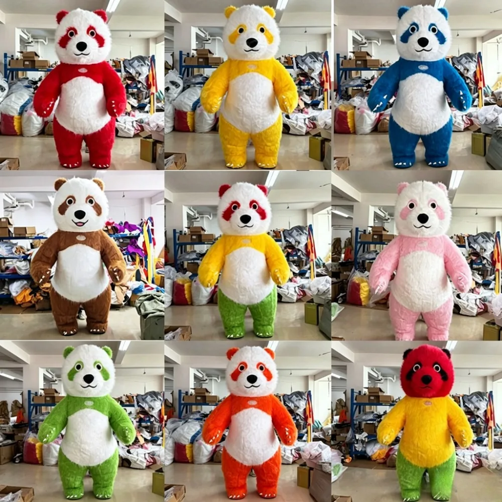 ชุดมาสคอตแพนด้าโตสีสันสดใสแบบเ - Costumes บทวิจารณ์และราคา