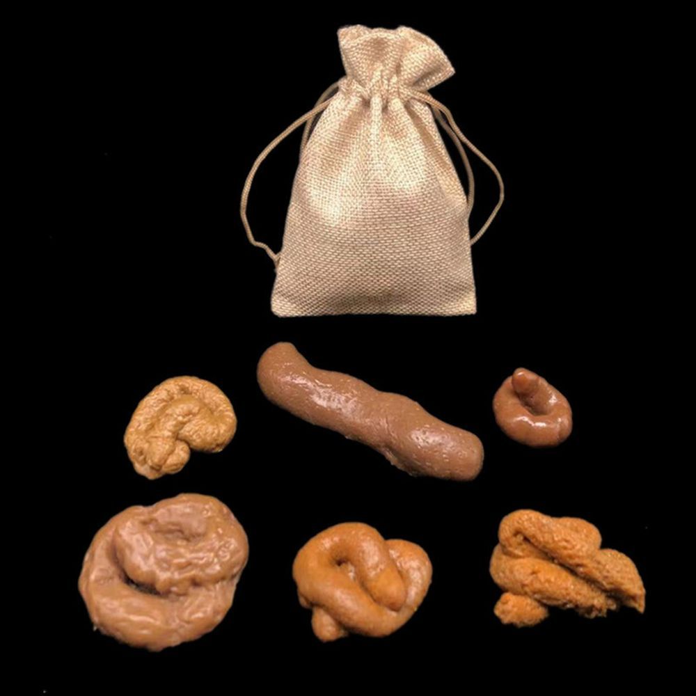 ของเล่นแกล้งขำขัน 6 ชิ้น อุปกร - Fake Poop Gag Gift บทวิจารณ์และราคา
