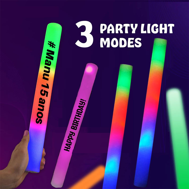แท่งโฟมเรืองแสง LED 30 แท่ง แบ - Flashing Led Foam Sticks Party บทวิจารณ์และราคา