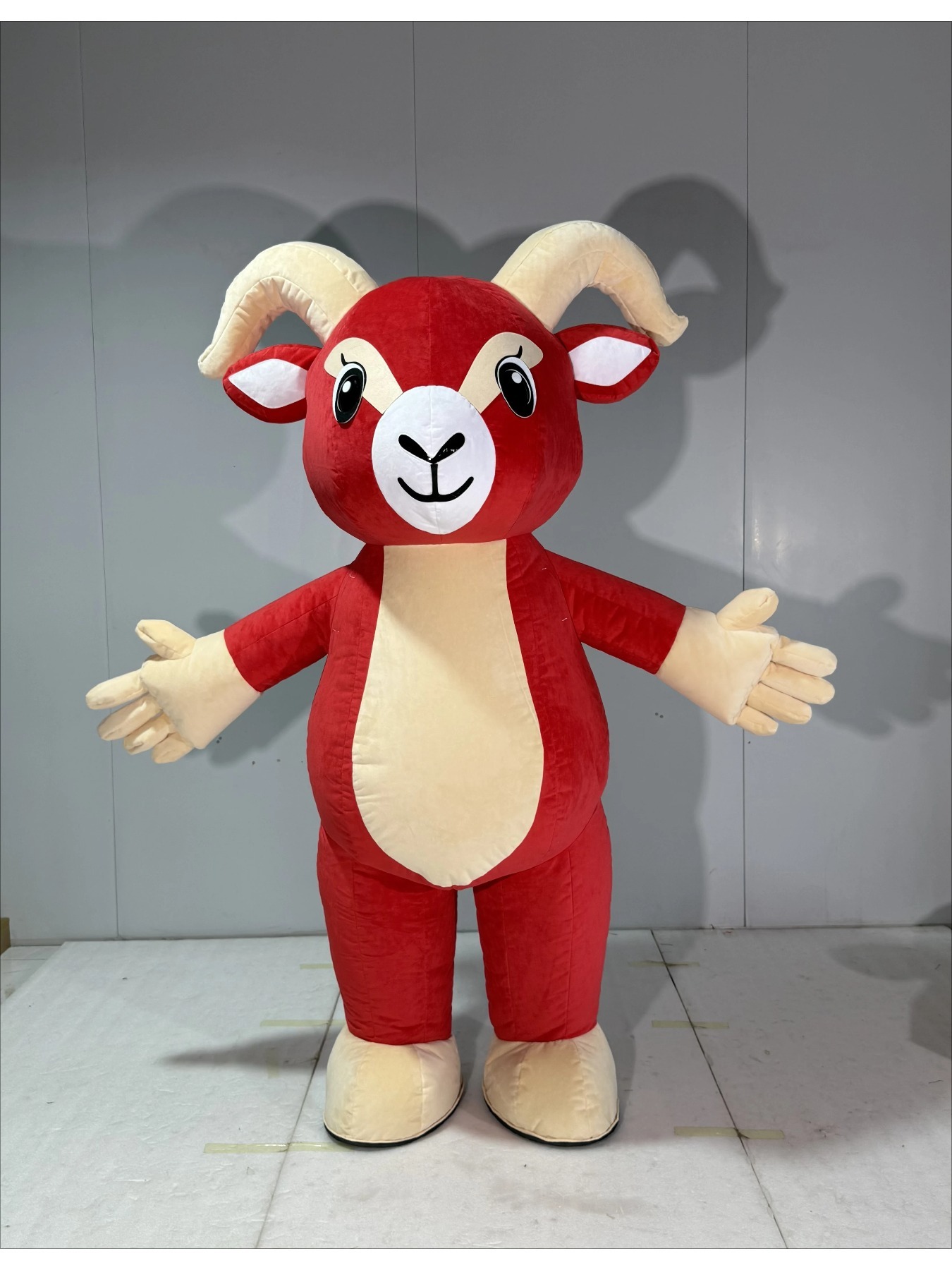 ชุดมาสคอตแพะแดงแบบเป่าลม ชุดตั - Costumes บทวิจารณ์และราคา