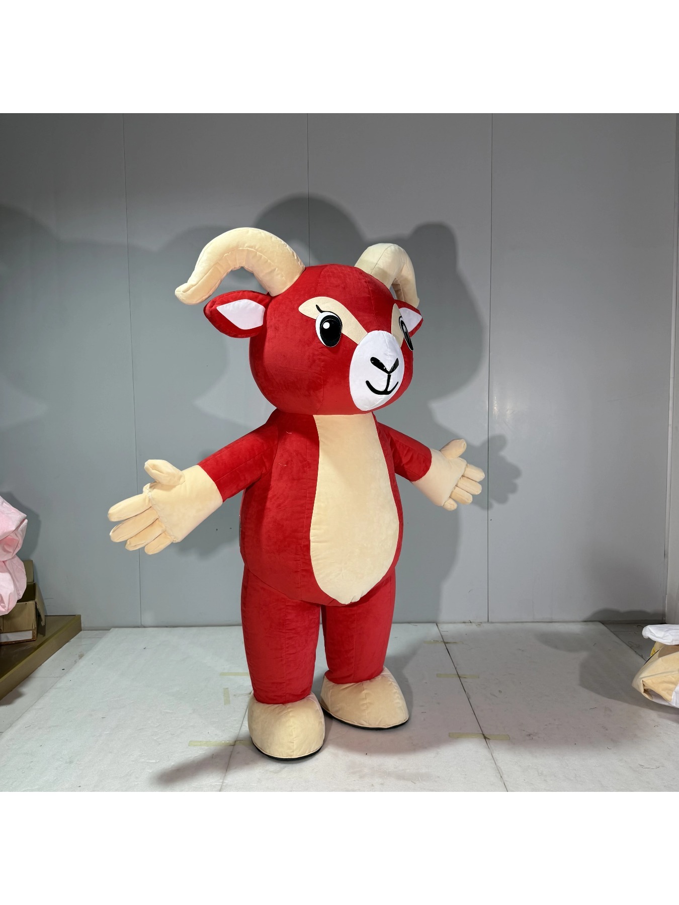 ชุดมาสคอตแพะแดงแบบเป่าลม ชุดตั - Costumes บทวิจารณ์และราคา