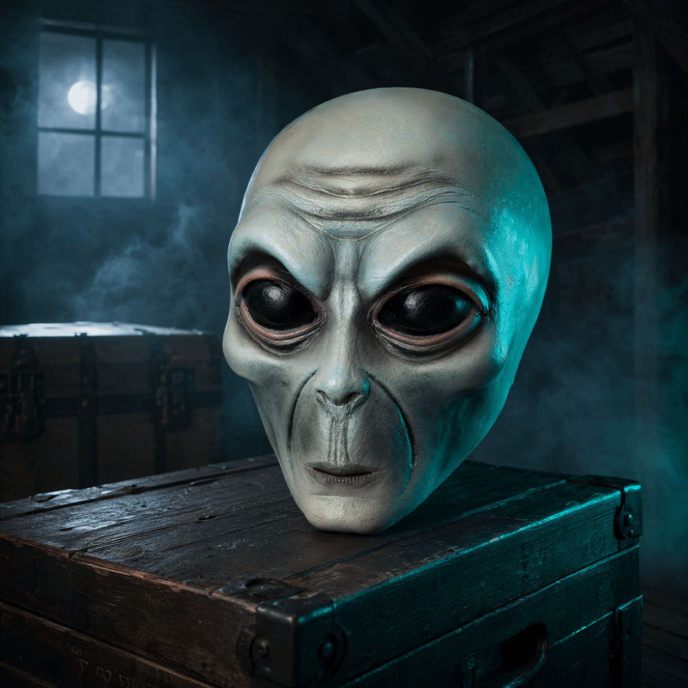 หน้ากากเอเลี่ยนวัสดุลาเท็กซ์ ห - Latex Alien Mask Realistic บทวิจารณ์และราคา
